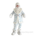 Holiday Party Decoration Standing White Santa Claus